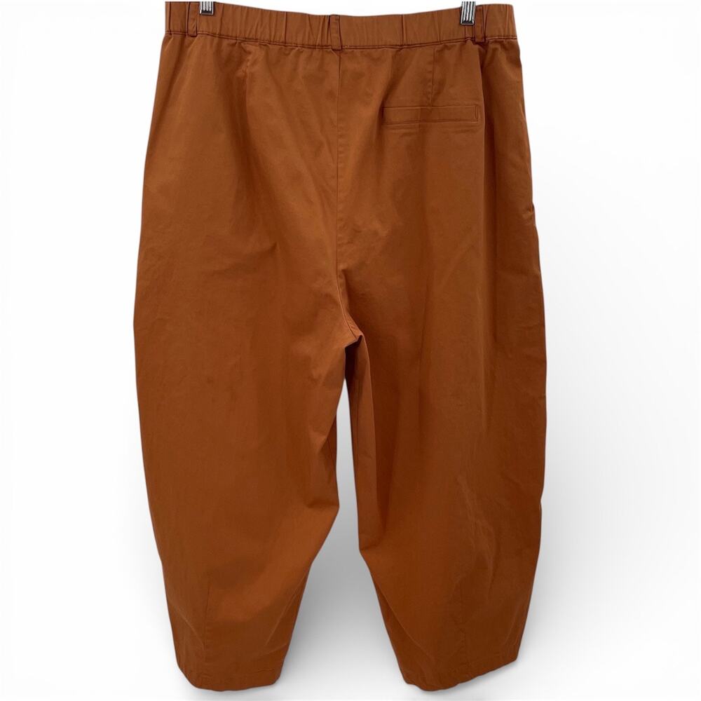 Anthropologie Maeve Curve Poplin Barrel Pants L - Picture 10 of 10